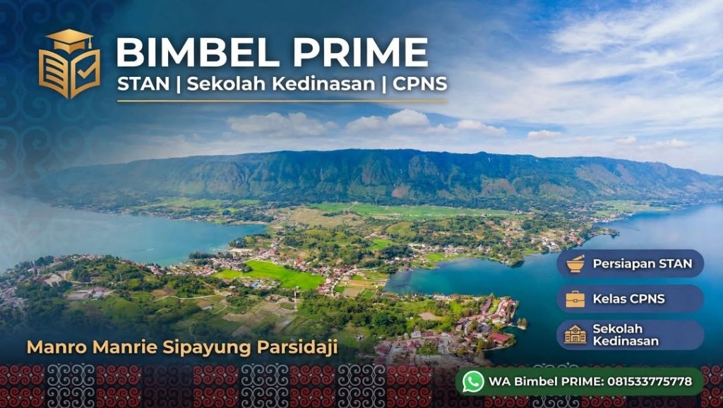 Banner Danau Toba Bimbel Prime